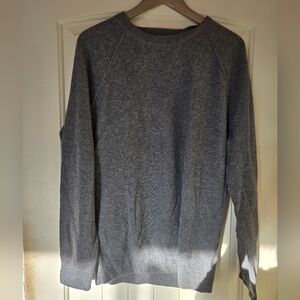 NWT Cashmere American Eagle Outfitters Gray Crewneck Sweater